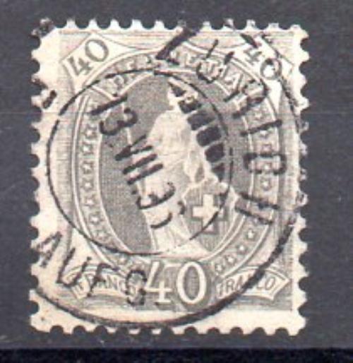 Suiza AÑo 1894 Nº Zumstein 69D (o)